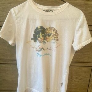 Women’s Fiorucci White Graphic T-Shirt. Authentic. Size M